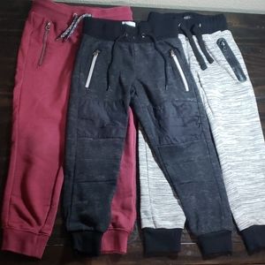 Set of 3 jogger sweats boys size 4